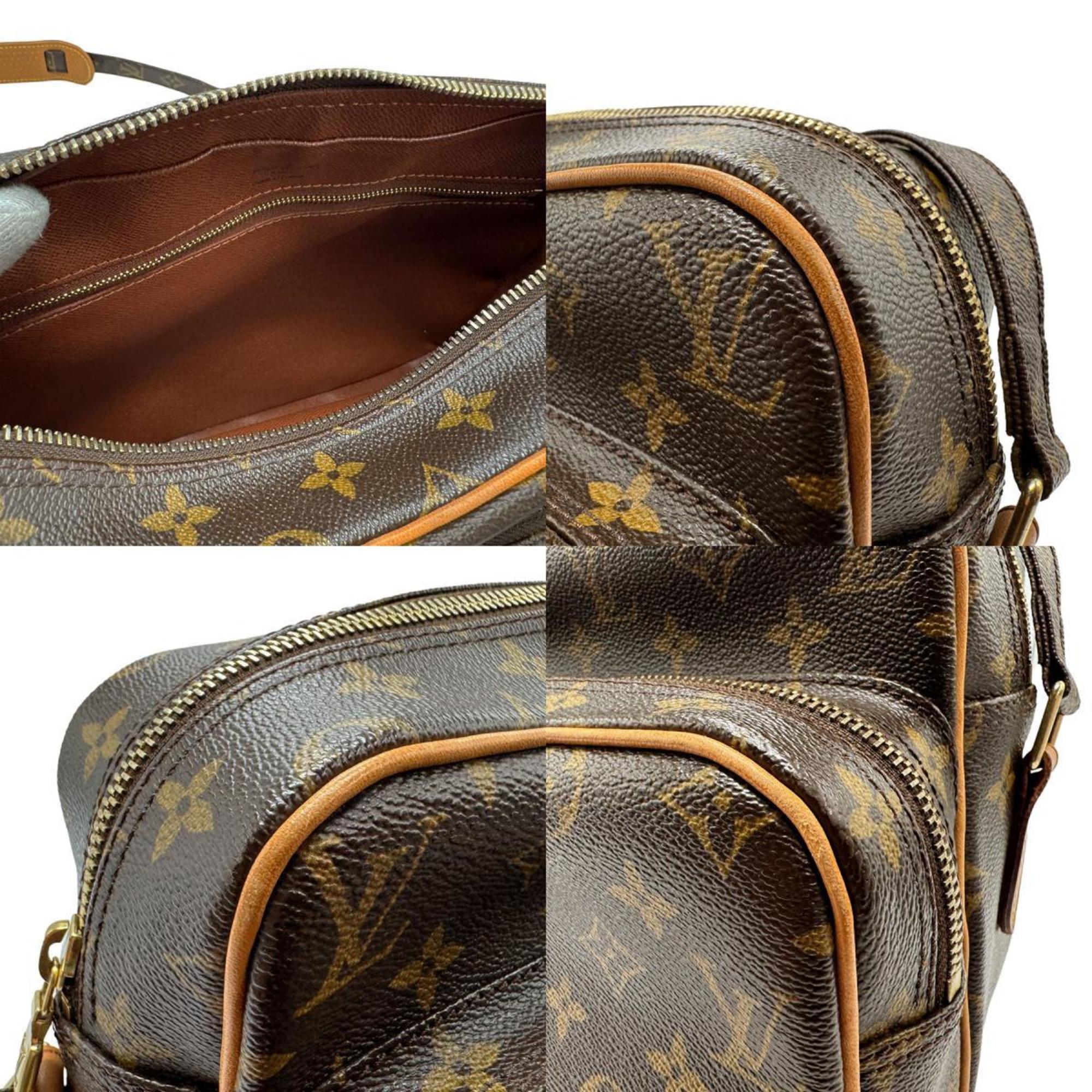 Louis Vuitton LOUIS VUITTON Shoulder Bag Monogram Nile Canvas Brown Men's Women's M45244 z1500