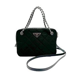 PRADA Shoulder Bag Handbag Nylon Black Women's 1BH910 z1533