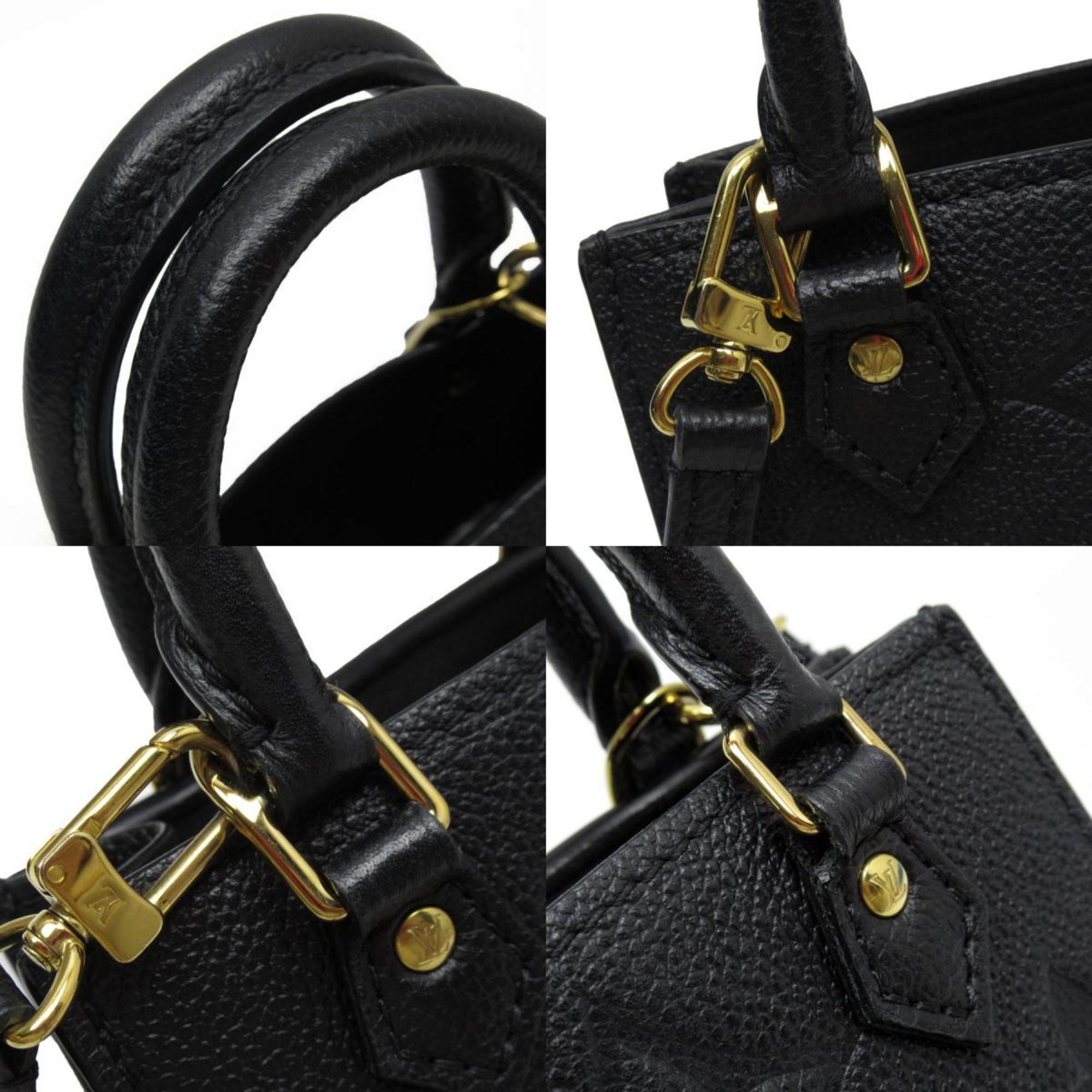 Louis Vuitton LOUIS VUITTON Shoulder Bag Handbag Monogram Empreinte Petite Sac Plat Black Women's M80478 w0502a