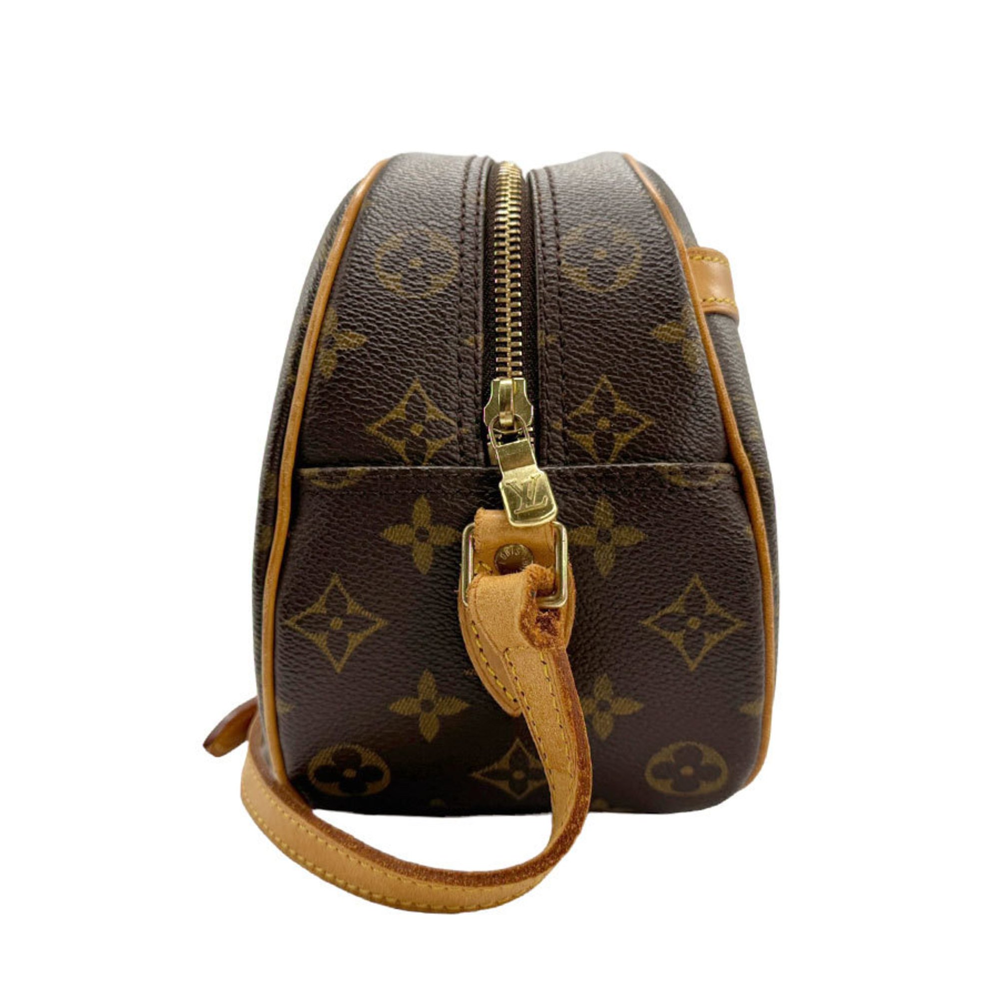 Louis Vuitton LOUIS VUITTON Shoulder Bag Monogram Blois Canvas Brown Gold Women's M51221 z1554