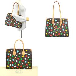 Louis Vuitton LOUIS VUITTON Handbag Shoulder Bag LV x YK Yayoi Kusama On the Go MM Monogram Canvas Brown Multicolor Women's M46379 a0349