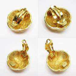 CHANEL Coco Mark Metal Gold Earrings for Women w0493i