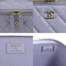 CHANEL Shoulder Bag Lambskin Light Purple Women's 99925f