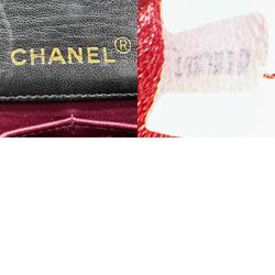 CHANEL Shoulder Bag Matelasse Leather Metal Black Gold Women's z1587