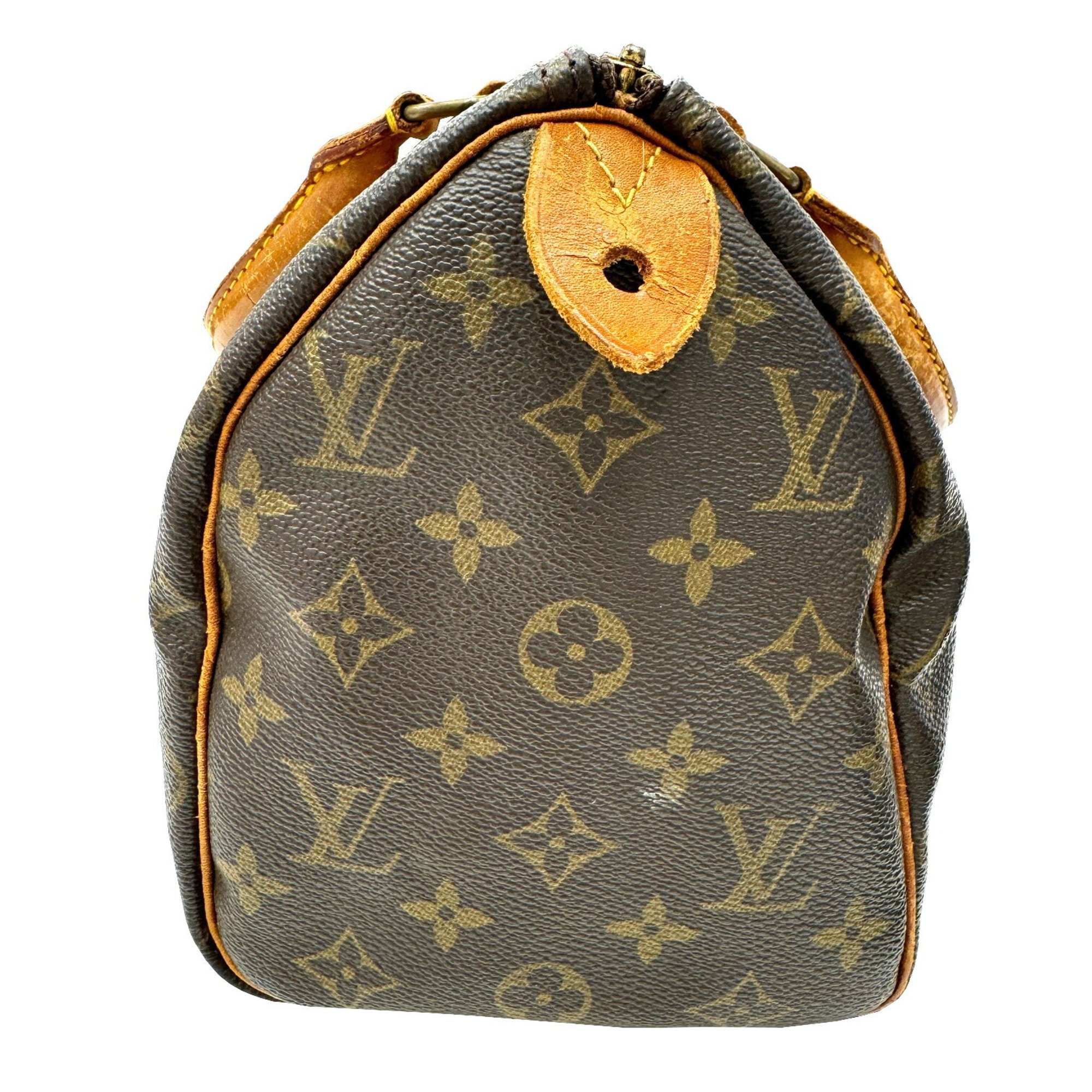 LOUIS VUITTON Louis Vuitton Speedy 25 Monogram M41528 891 Handbag Boston Bag Women's Brown