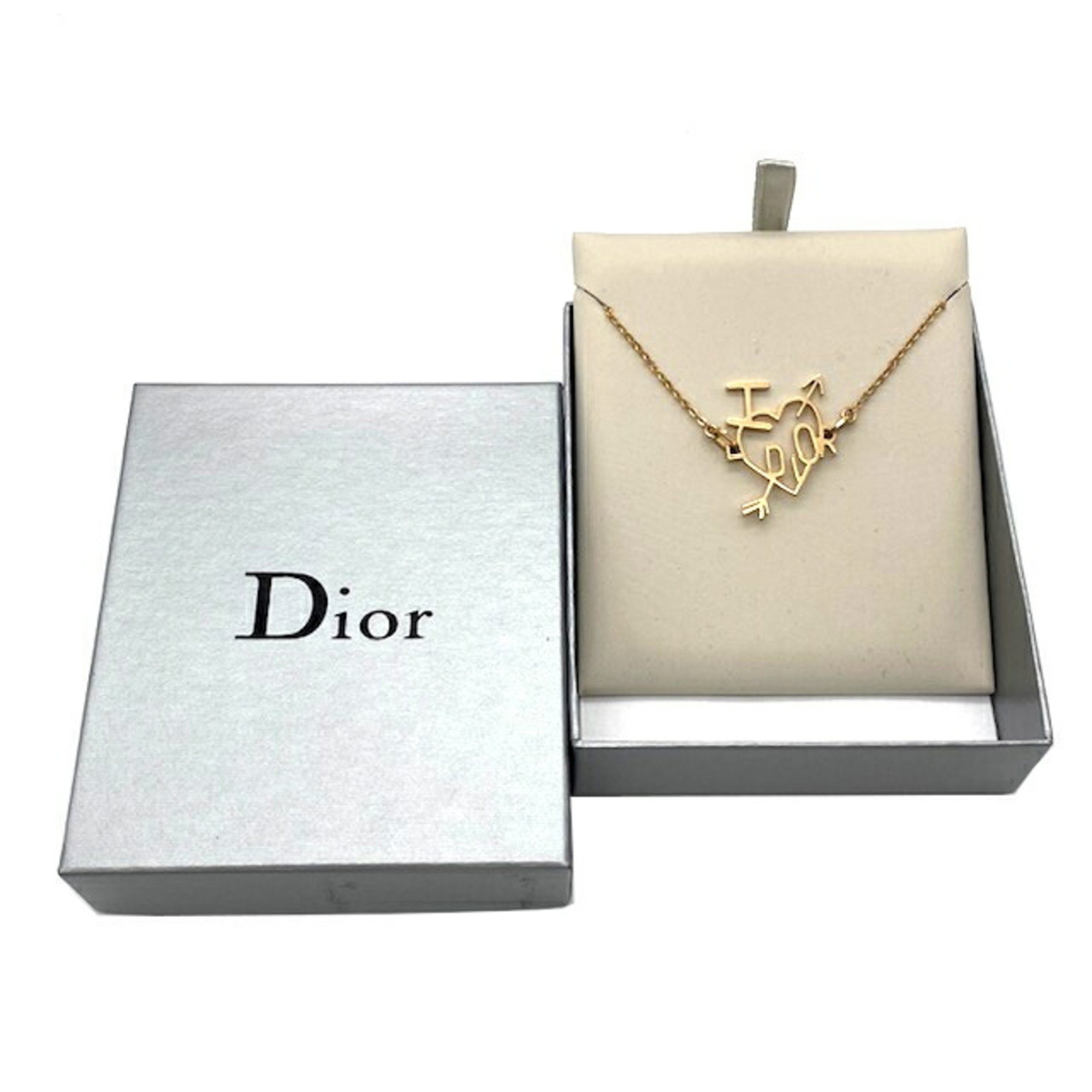 Christian Dior Bracelet Heart Arrow Gold