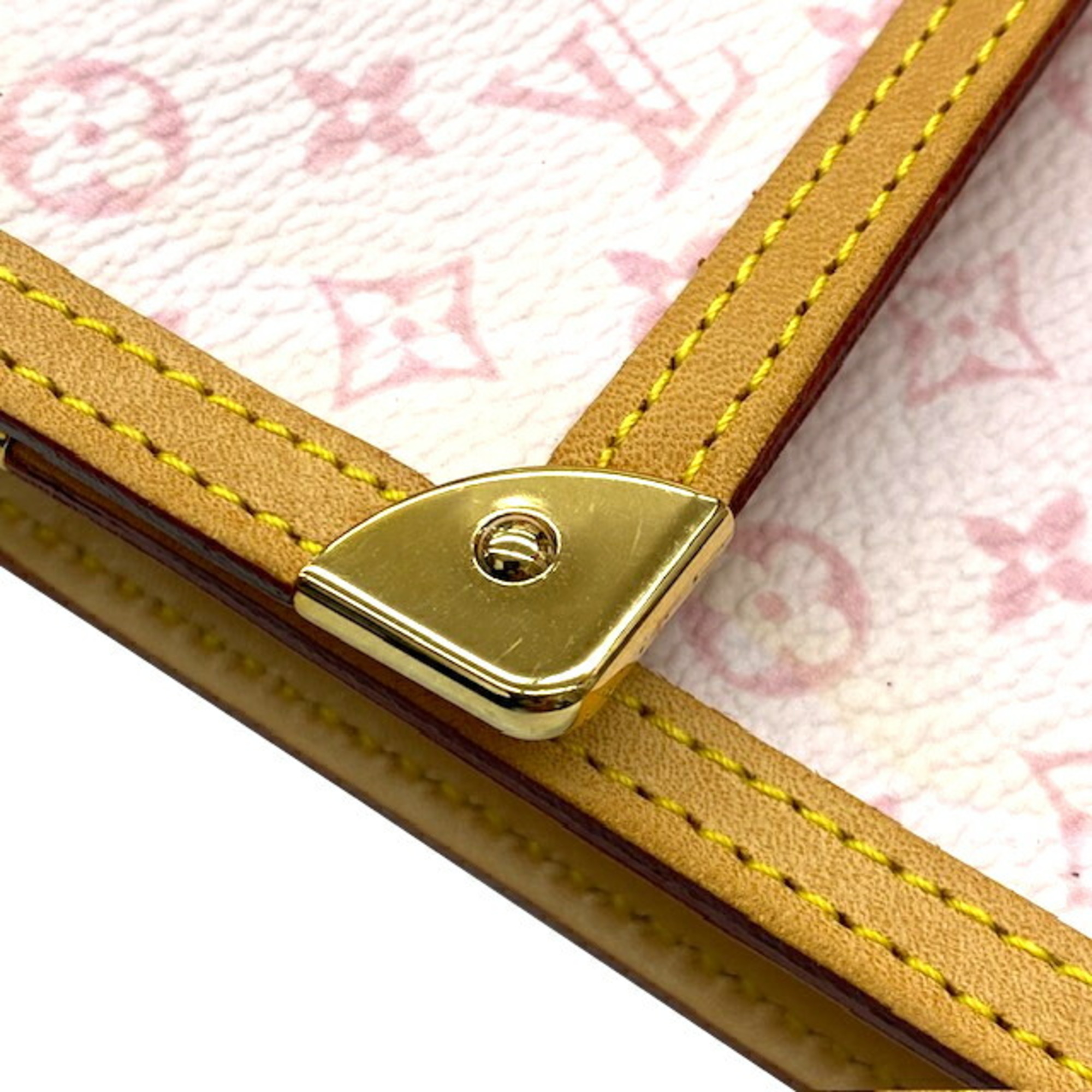 LOUIS VUITTON Louis Vuitton Porte Tresor International Cherry Blossom Rose M92028