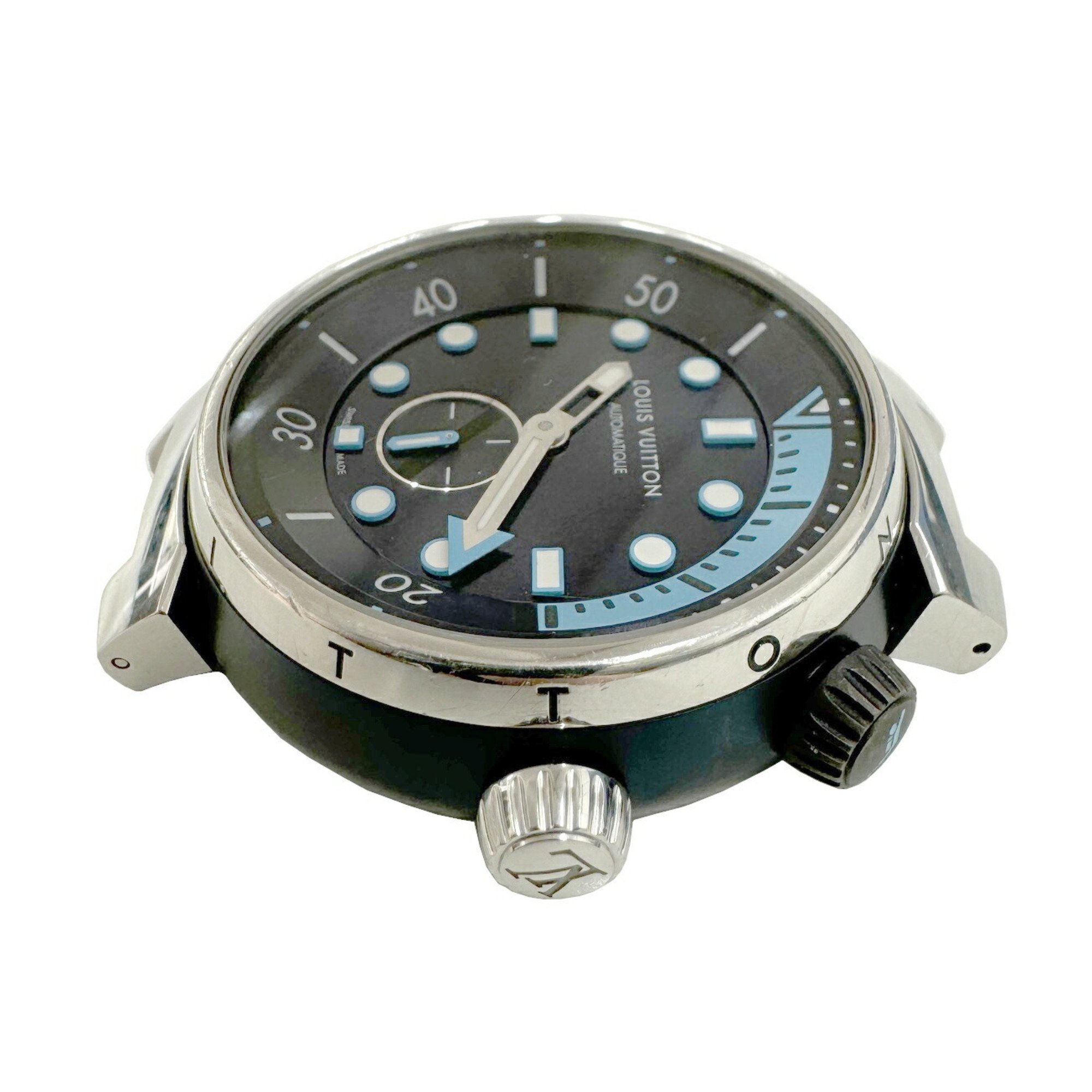 LOUIS VUITTON Louis Vuitton Tambour Street Diver Skyline Blue QA121Z Automatic Men's Women's Watch