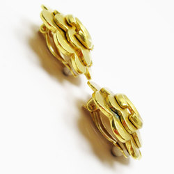 CHANEL Coco Mark Metal Gold Earrings for Women w0529k
