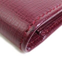 CARTIER Wallet Must Line Leather Bordeaux Men's H30348K