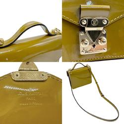 Louis Vuitton LOUIS VUITTON Shoulder Bag Monogram Vernis Montsouris BB Vert Olive Women's M91578 z1475