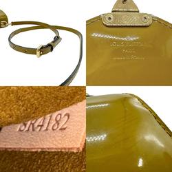 Louis Vuitton LOUIS VUITTON Shoulder Bag Monogram Vernis Montsouris BB Vert Olive Women's M91578 z1475