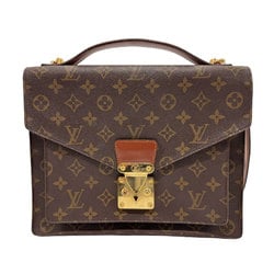 Louis Vuitton LOUIS VUITTON Shoulder Bag Monogram Montsor Canvas Brown Men's Women's M51185 z1527