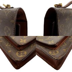 Louis Vuitton LOUIS VUITTON Shoulder Bag Monogram Montsor Canvas Brown Men's Women's M51185 z1527