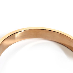 Hermes Click Kelly Bangle PM SP 02 14 Marron Glace PG Metal S Bracelet