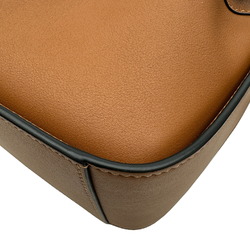 LOEWE Hammock Drawstring Bag Shoulder Handbag 314.30.V07 Tan Brown Calf Leather Women's Current