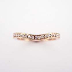 Cartier Ballerina Half Eternity Ring Diamond K18PG Pink Gold Women's