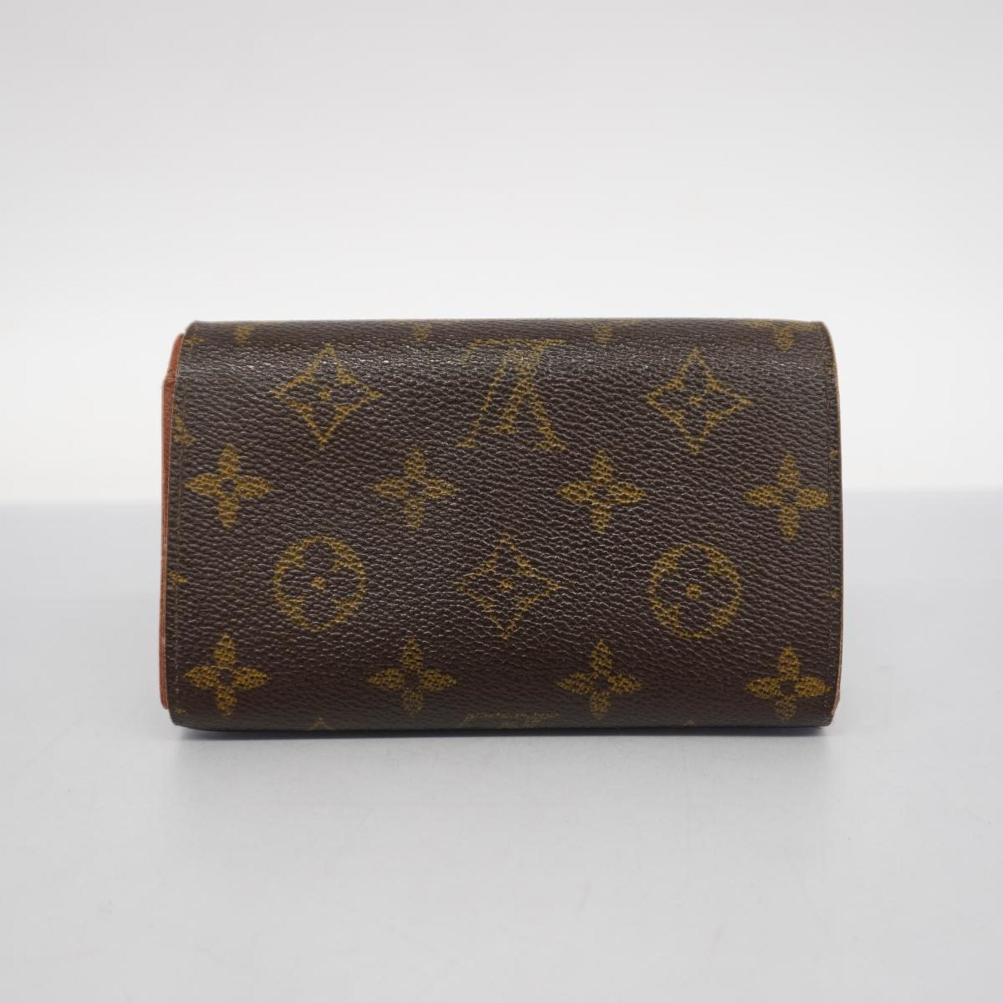 Louis Vuitton Wallet Monogram Porte Monnaie Bietre Sor M61730 Brown Men's Women's