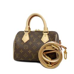Louis Vuitton Handbag Monogram Speedy Bandouliere 20 M46594 Brown Women's