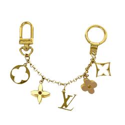 Louis Vuitton Keychain Bag Charm Chain Spring Street M65111 Gold Ladies