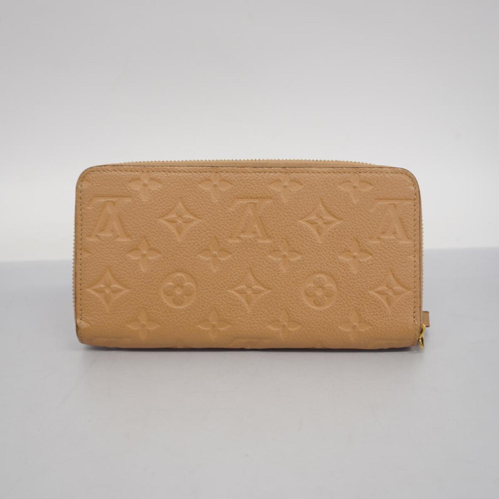 Louis Vuitton Long Wallet Monogram Empreinte Zippy M60746 Dune Ladies