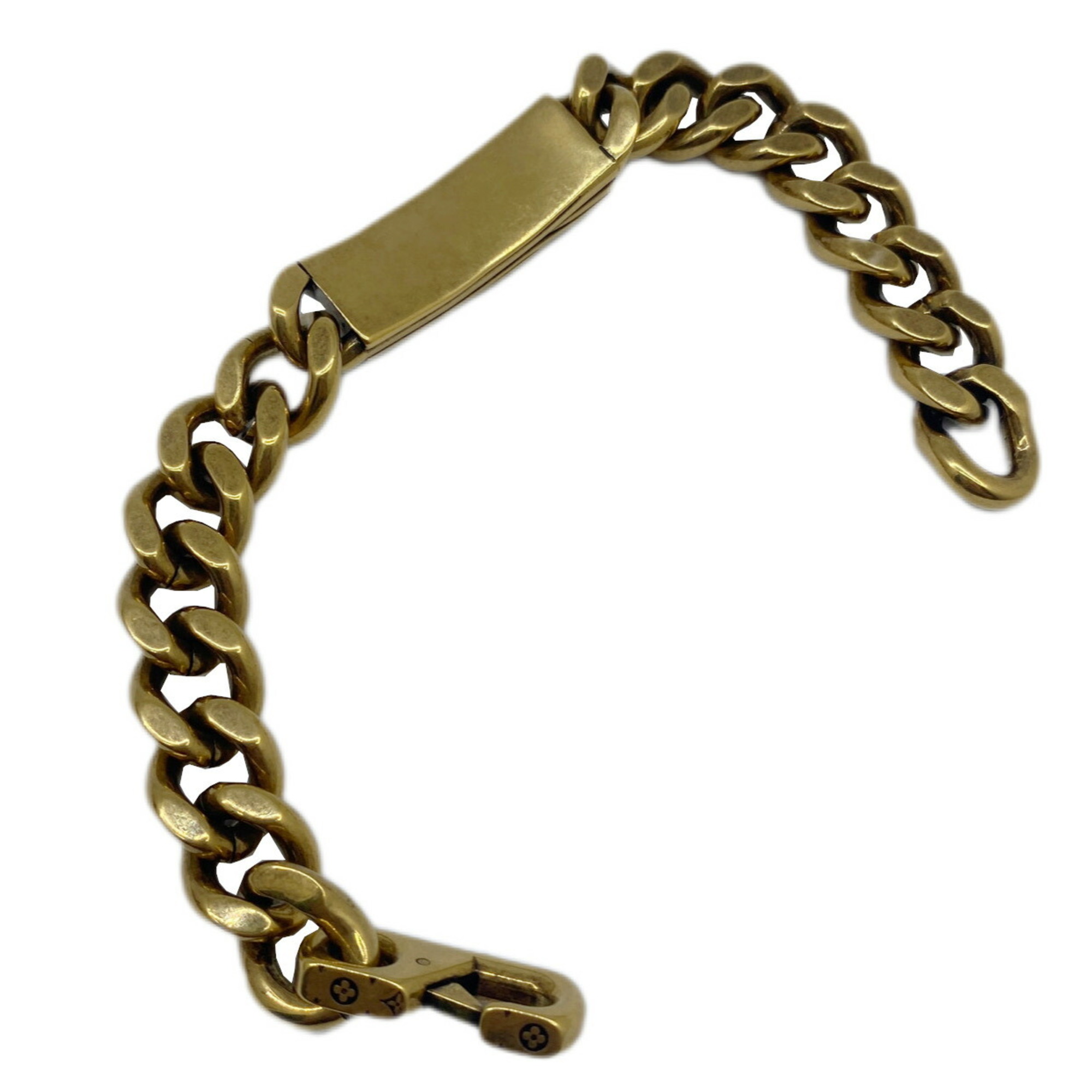 LOUIS VUITTON LV Epi Bracelet Gold GP M1225L Men's Women's