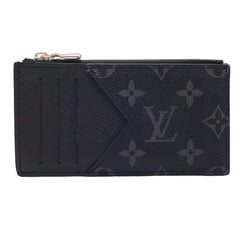 LOUIS VUITTON Louis Vuitton Taigarama Monogram Eclipse Coin Card Holder Business Holder/Card Case Pass Wallet/Coin Purse RFID Noir Black M30271 Men's