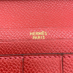 HERMES Hermes Bearn Classic Epson Rouge vif □I stamp