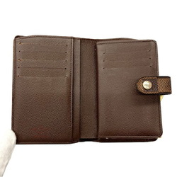 LOUIS VUITTON Louis Vuitton Damier Portemonnay Bi-fold Wallet N61664 MI0152 Compact