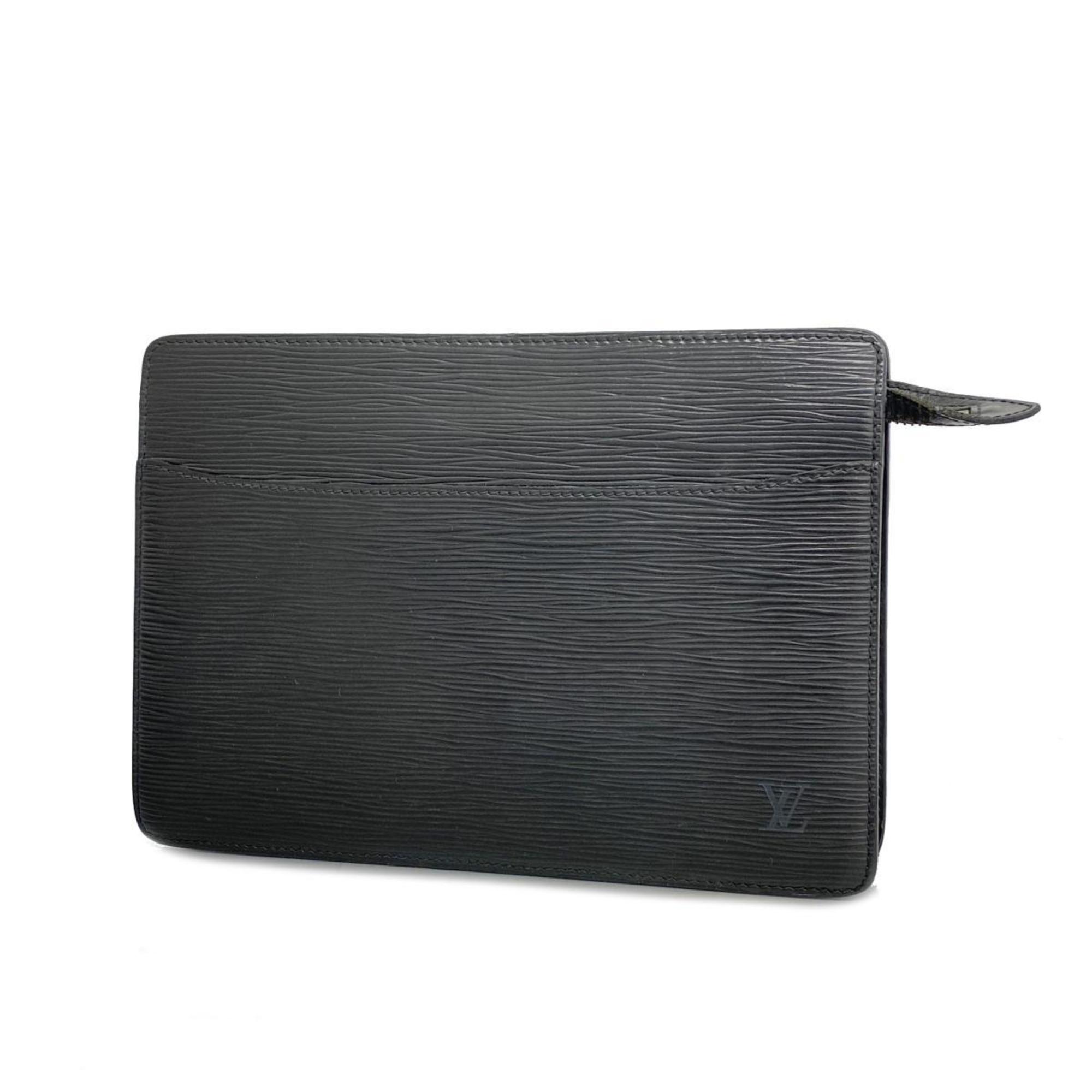 Louis Vuitton Clutch Bag Epi Pochette Homme M52522 Noir Men's Women's