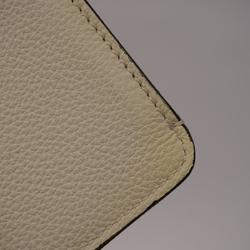 Gucci Long Wallet Jackie 364434 Leather Ivory Women's