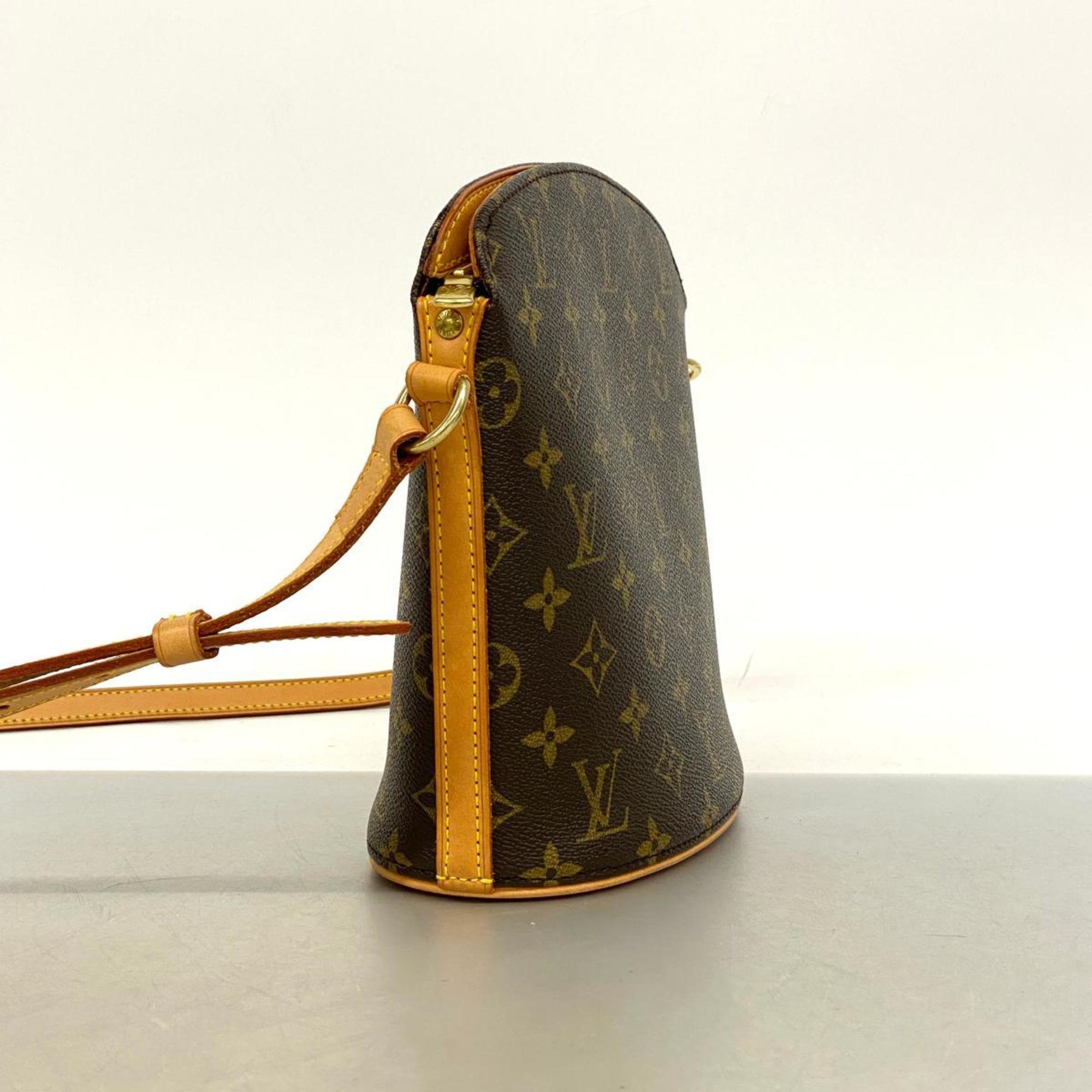 Louis Vuitton Shoulder Bag Monogram Drouot M51290 Brown Ladies