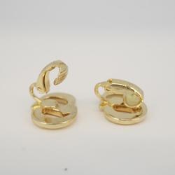 Christian Dior Earrings CD GP Plated Gold Women's