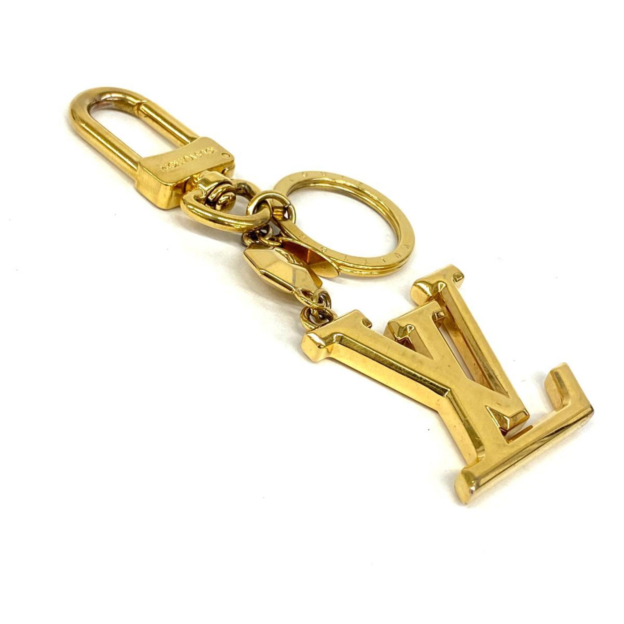Louis Vuitton Keychain LV Facet M65216 Gold Men's Women's