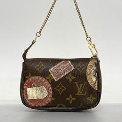 Louis Vuitton Pouch Monogram Patch Pochette Accessoires M95804 Brown Women's