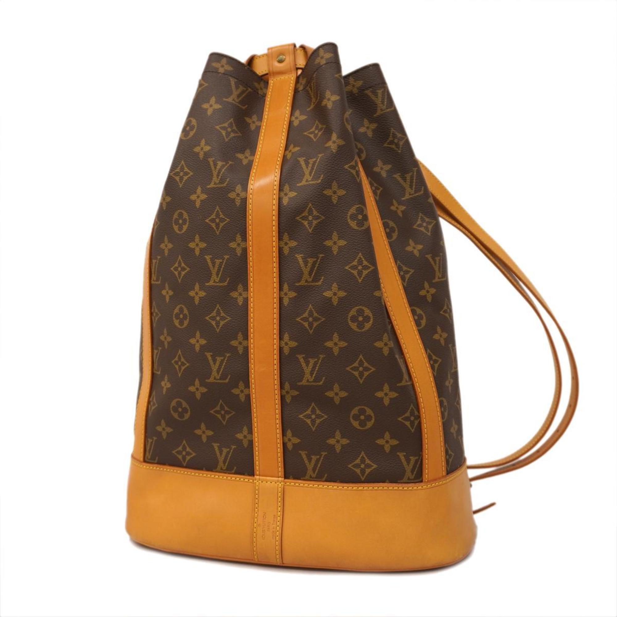 Louis Vuitton Shoulder Bag Monogram Randonne GM M42244 Brown Men's Women's