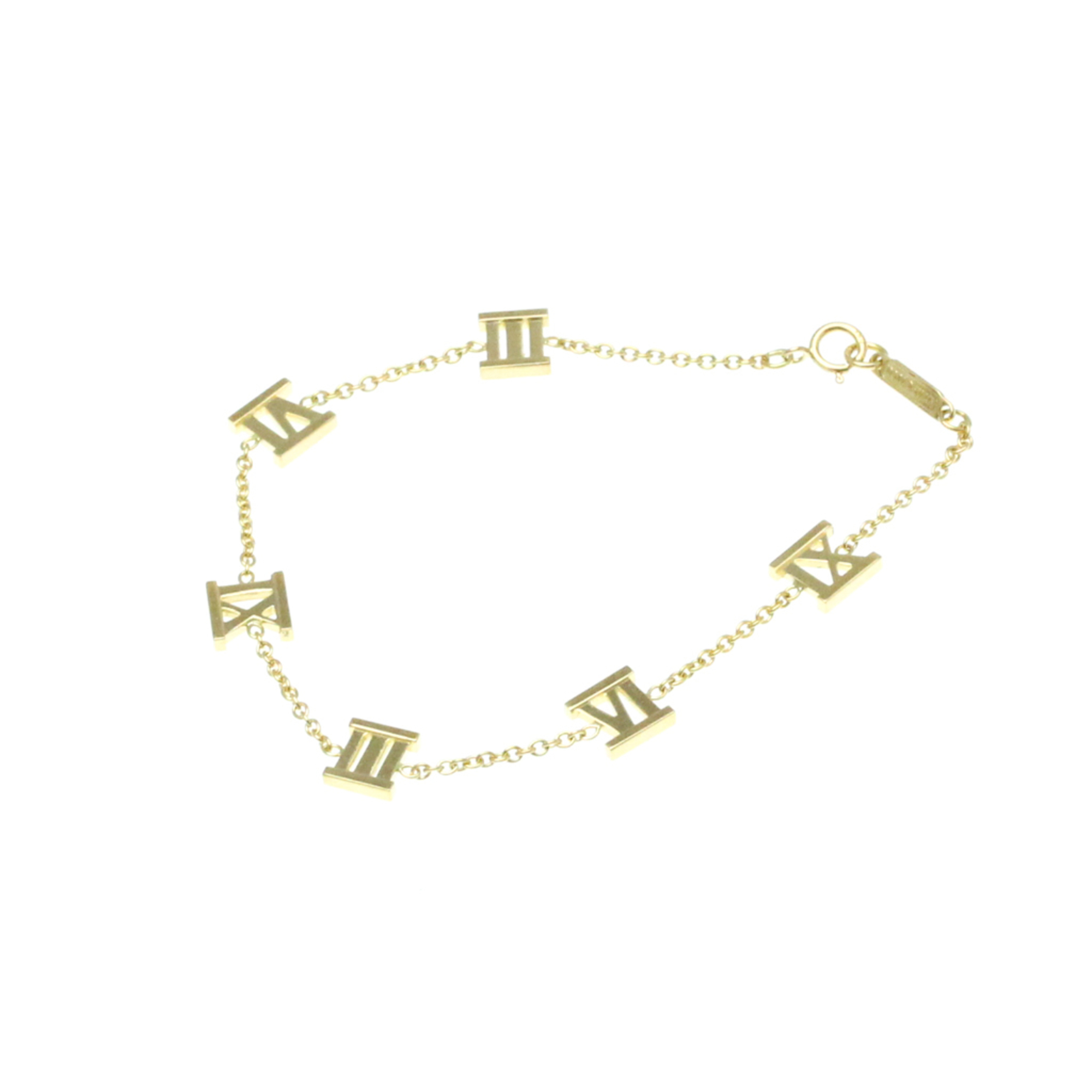 Tiffany Atlas Bracelet Yellow Gold (18K) No Stone Charm Bracelet Gold