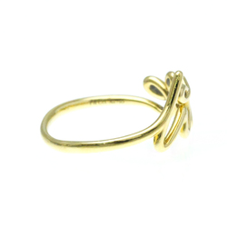 Tiffany Paloma Graffiti Love Ring Yellow Gold (18K) Fashion No Stone Band Ring Gold