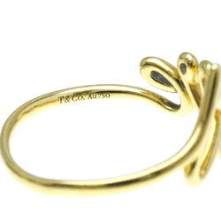 Tiffany Paloma Graffiti Love Ring Yellow Gold (18K) Fashion No Stone Band Ring Gold