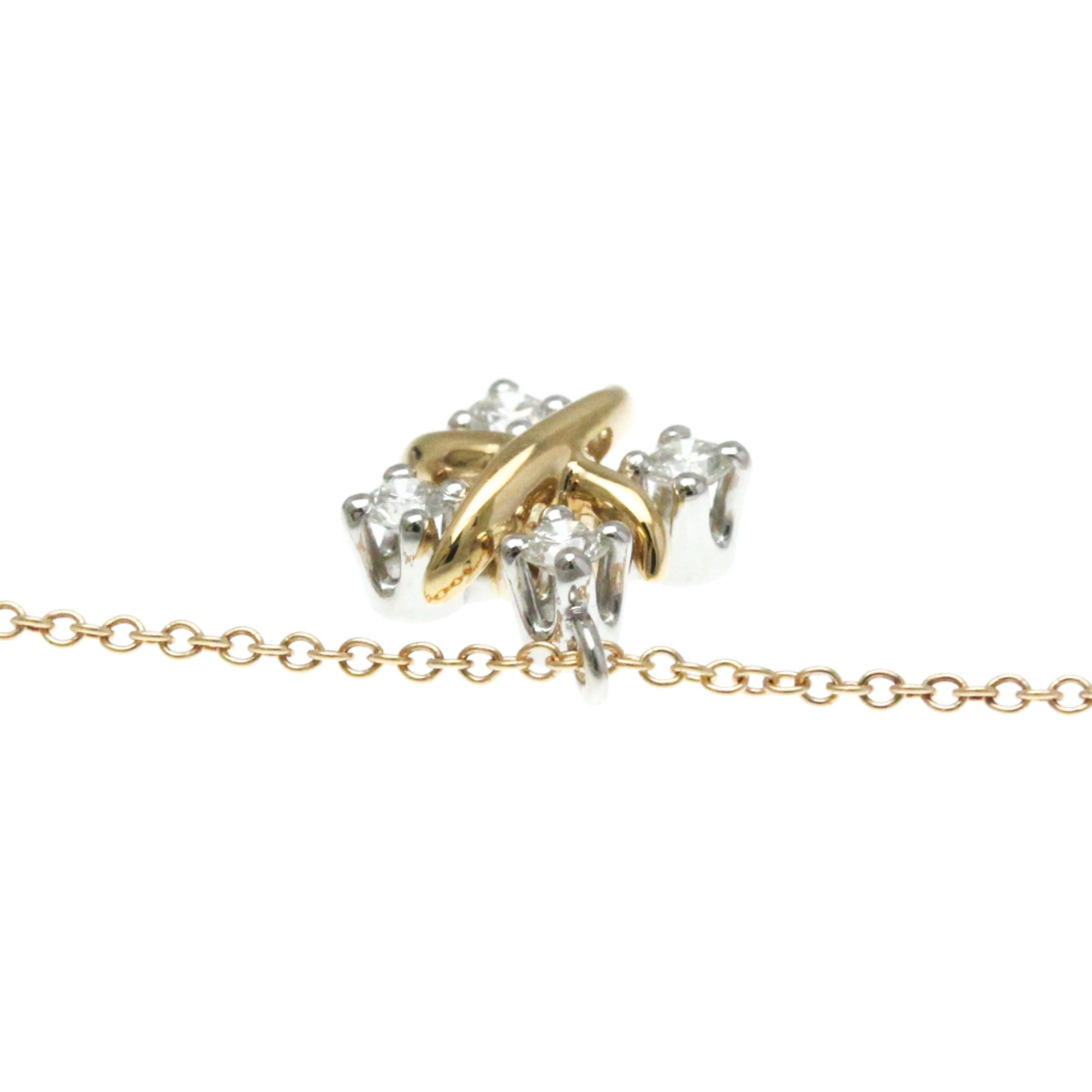 Tiffany Lynn Pendant Schlumberger Necklace Pink Gold (18K),Platinum Diamond Men,Women Fashion Pendant Necklace (Pink Gold)
