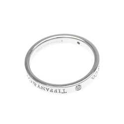 Tiffany Flat Band Ring 23776316 Platinum Fashion Diamond Band Ring Carat/0.07 Silver