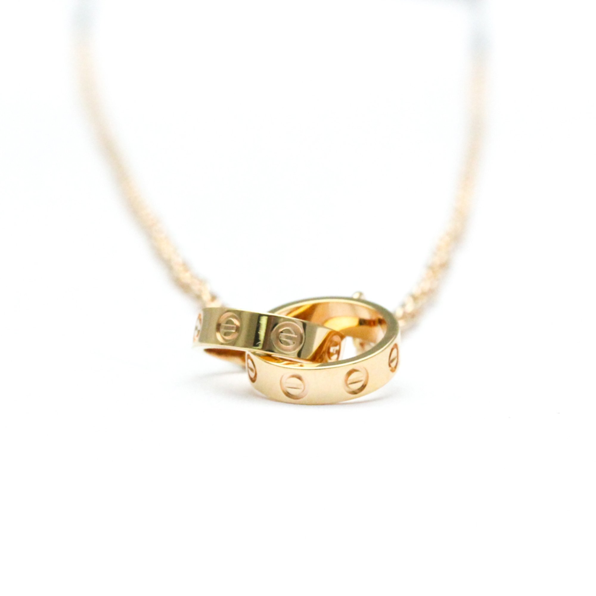 Cartier Love B7212300 Pink Gold (18K) No Stone Men,Women Fashion Pendant Necklace (Pink Gold)