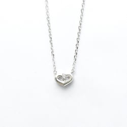 Cartier Symbol C Heart B7221600 White Gold (18K) Diamond Men,Women Pendant Necklace Carat/0.01