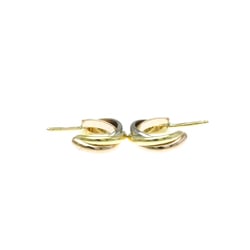 Cartier Trinity De Cartier No Stone Pink Gold (18K),White Gold (18K),Yellow Gold (18K) Hoop Earrings Gold,Pink Gold,Silver
