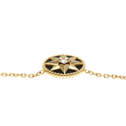 Christian Dior Rose Des Vents Diamond Onyx Necklace JRDV95019_0000 Pink Gold (18K) Diamond,Onyx Men,Women Fashion Pendant Necklace Carat/0.04 (Pink Gold)