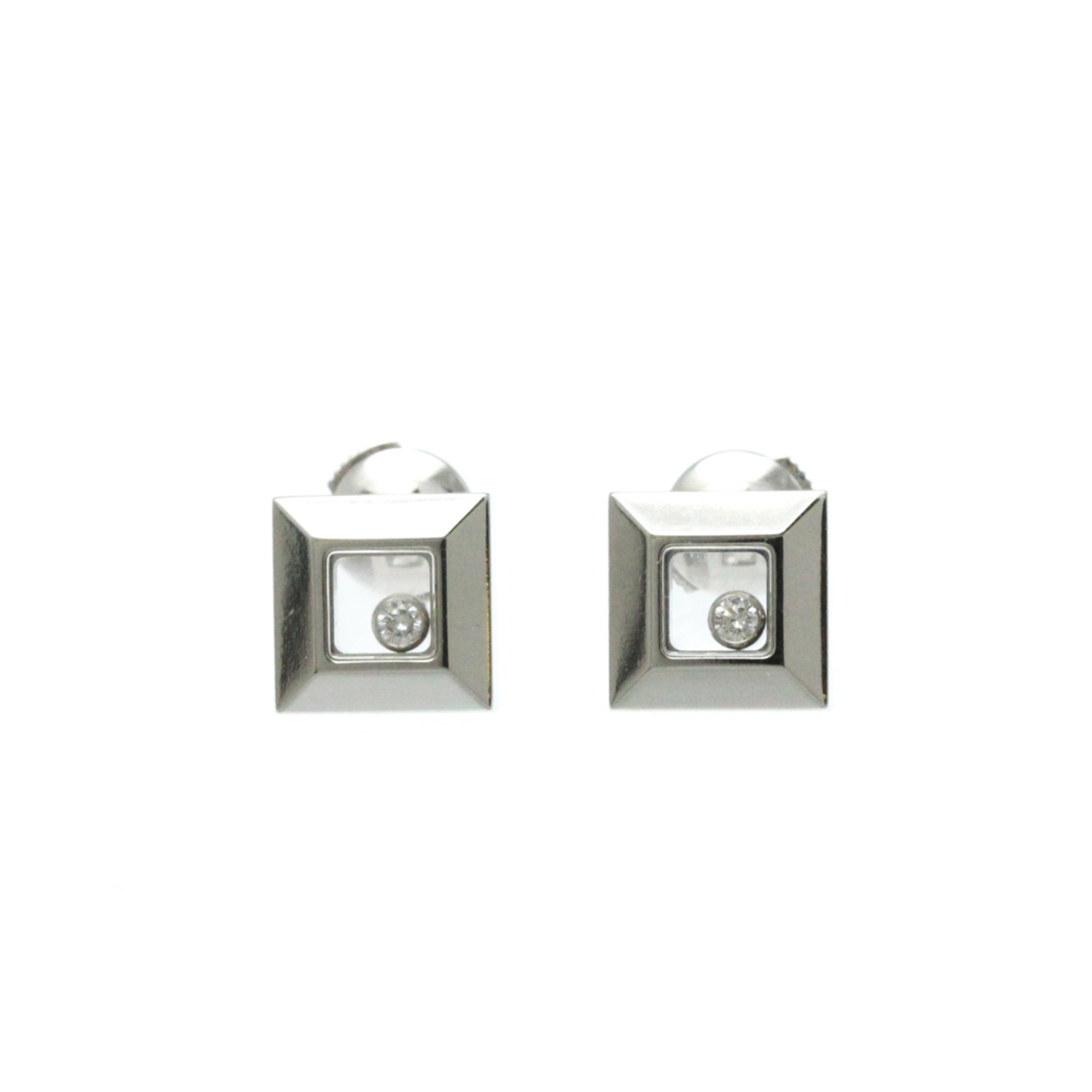 Chopard Happy Diamond Earrings 83/2938 Diamond White Gold (18K) Stud Earrings Silver