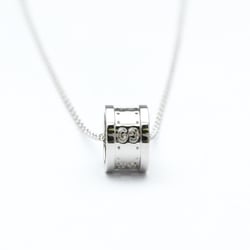 Gucci Icon Toile White Gold (18K) No Stone Men,Women Fashion Pendant Necklace (Silver)