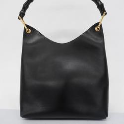 Gucci Handbag Bamboo 001 2058 1880 0 Leather Black Women's