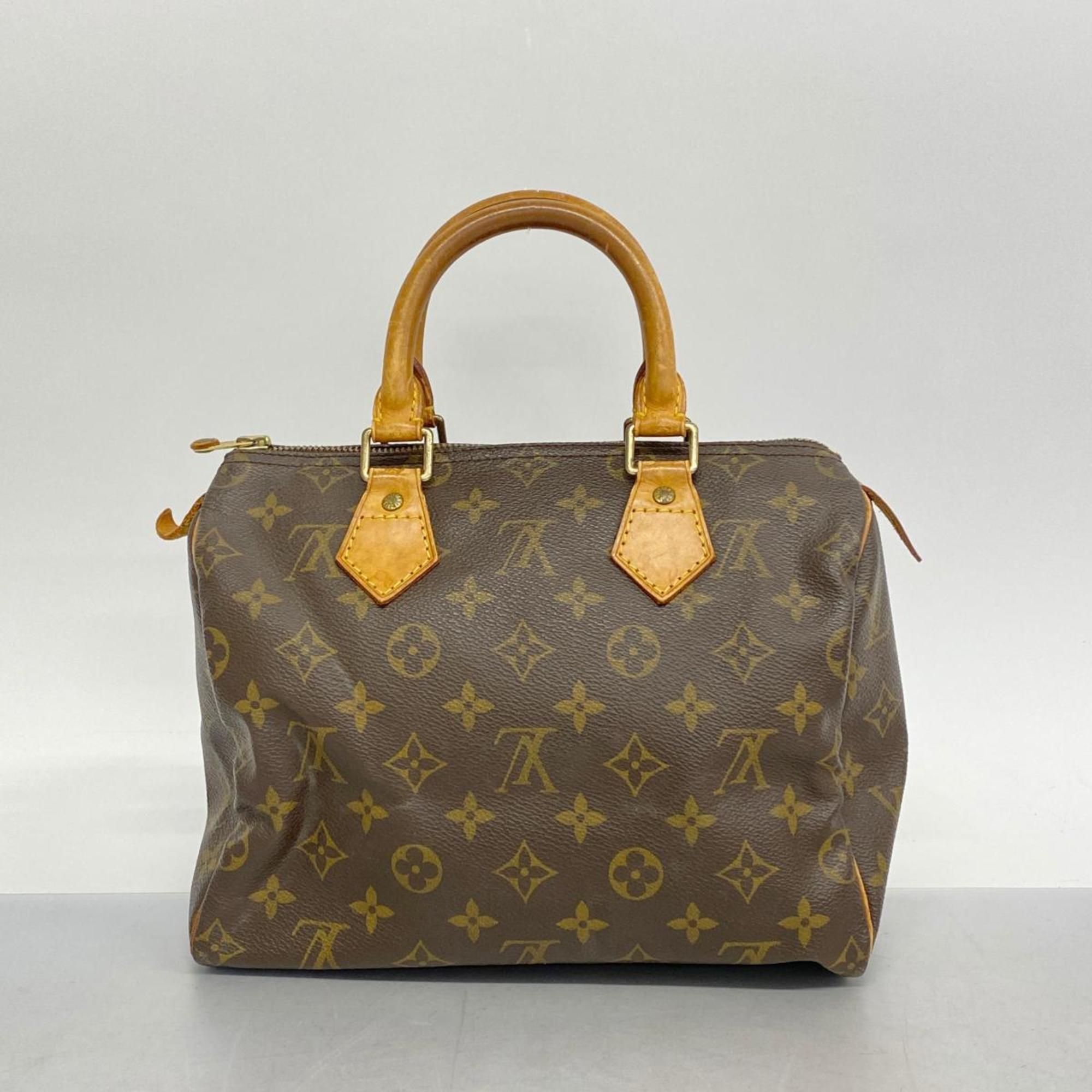 Louis Vuitton Handbag Monogram Speedy 25 M41109 Brown Ladies