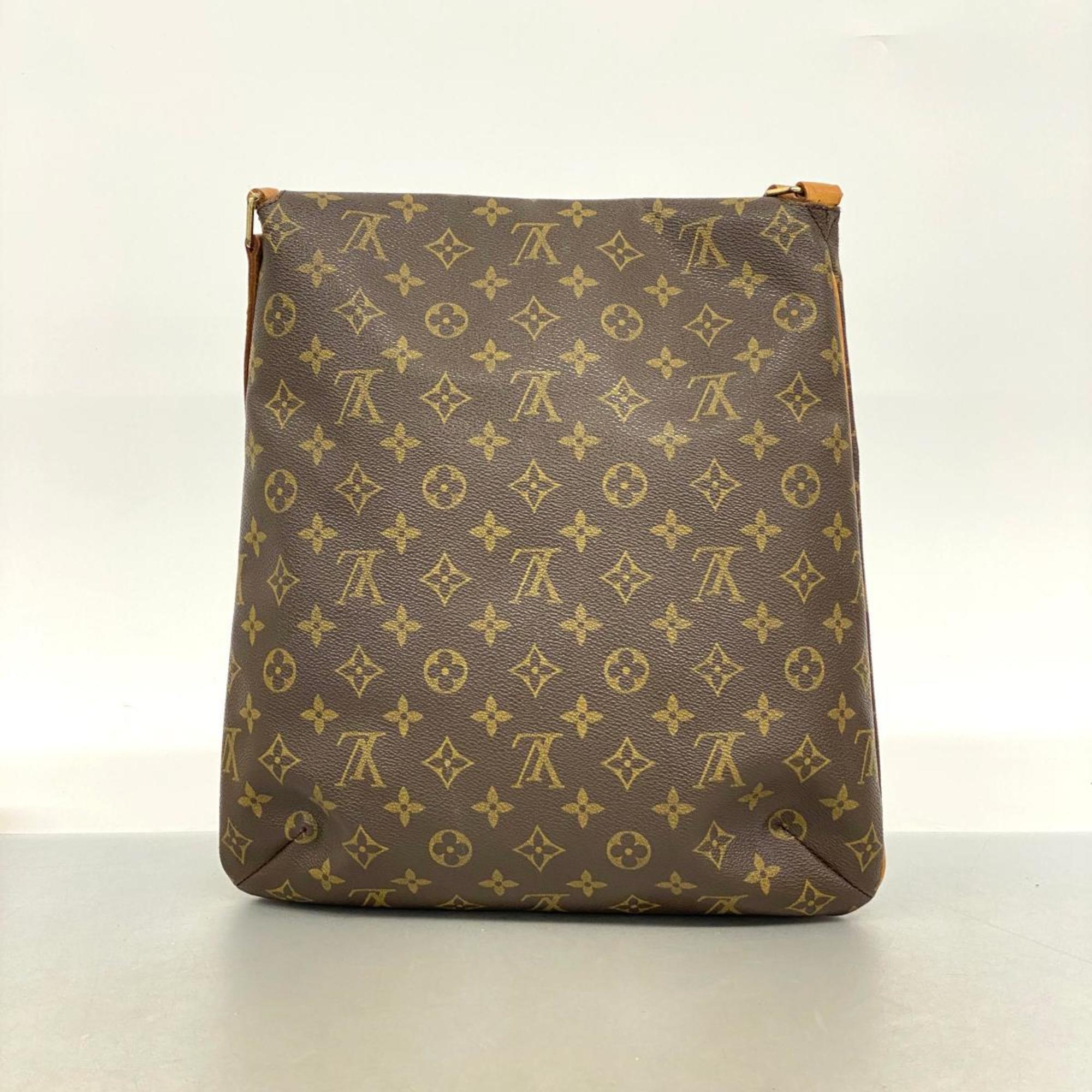 Louis Vuitton Shoulder Bag Monogram Musette M51256 Brown Ladies